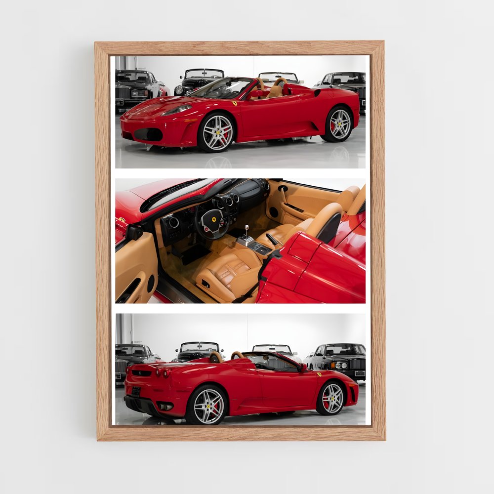 Poster Ferrari F430 Spider (vue 4)